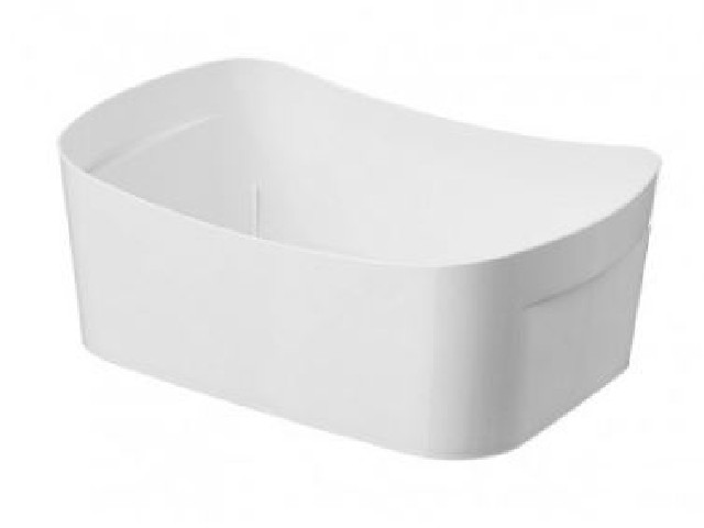 Корзинка универсальная 2,7л, 240х165х90мм (белый)